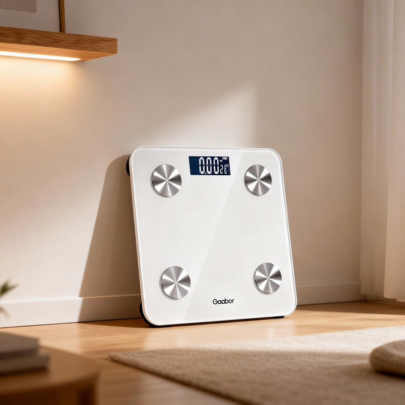 Balanza digital de grasa corporal para baño Gaabor GWS-M02A