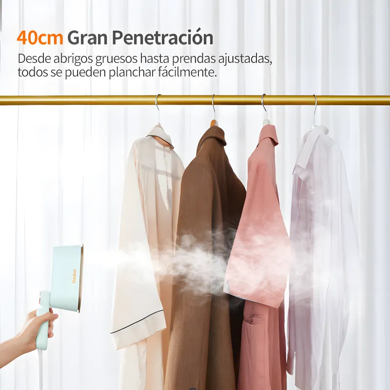 Plancha de vapor portátil Gaabor Fast Steam con guantes HM-M01AS