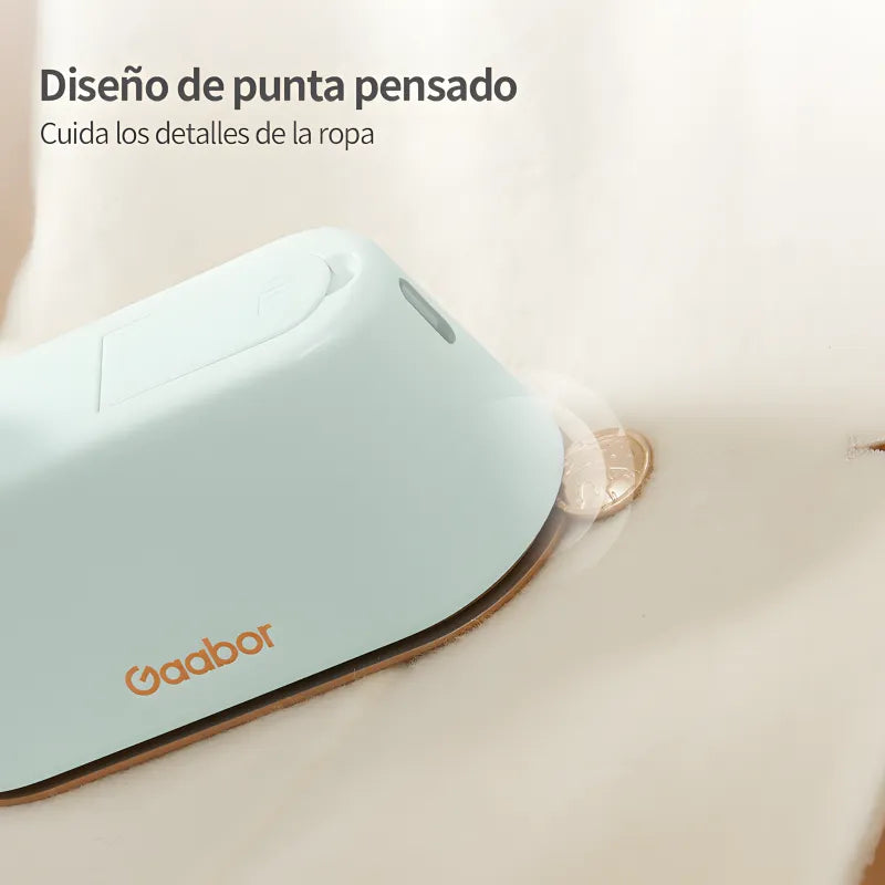 Plancha de vapor portátil Gaabor Fast Steam con guantes HM-M01AS